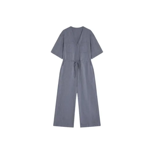 IHIMI Jumpsuit Women's Denim Blue