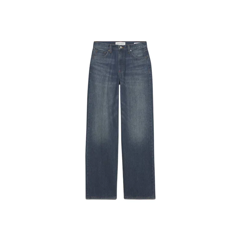 ARITZIA Denim Forum The '90s Lggy Lo-Rise Baggy Jean Jeans Women's Dark Bleu/Dark Blue-0