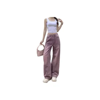 YINLEI Jeans Women's Purple