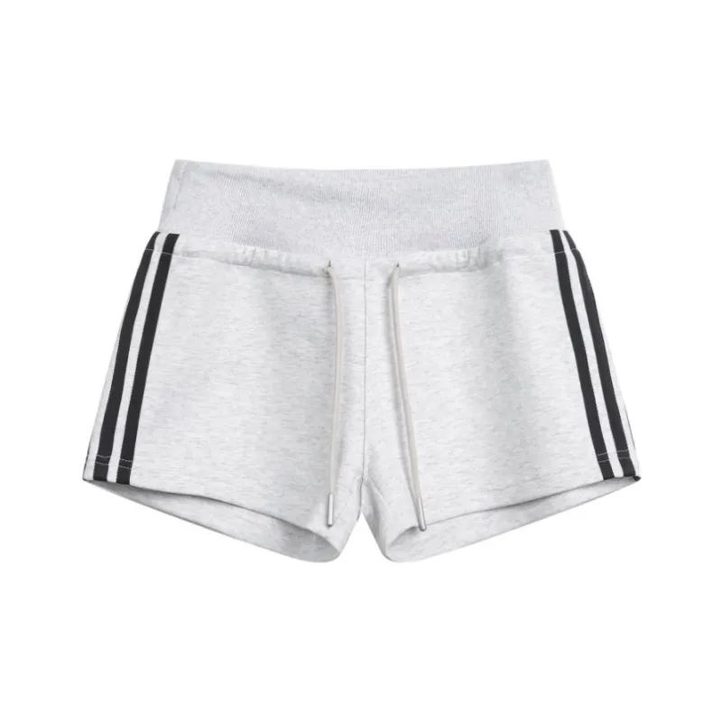 TBSM Casual Shorts Women's White Heather Gray-0