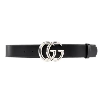 GUCCI Gg Marmont Belt Palladium toned Buckle 1.5 Width