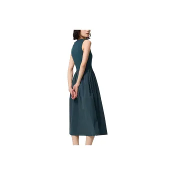 UNIQLO Sleeveless Dress Women's Dark Green