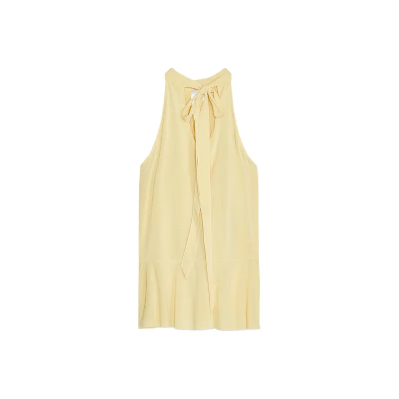 ZARA Tank Top Women's Light Yellow-1