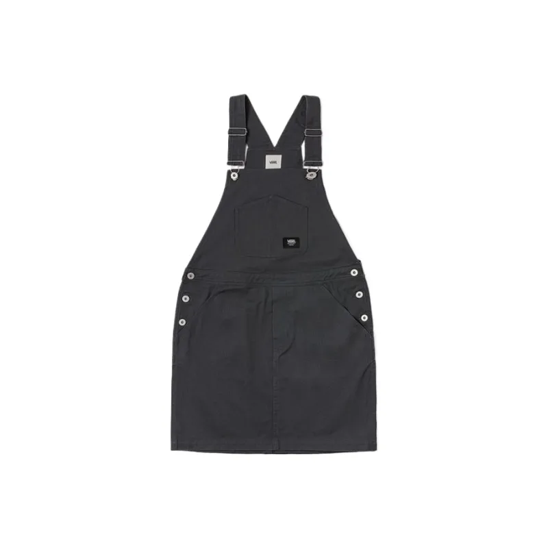 Vans Slip Dress Women's Gray Black-0