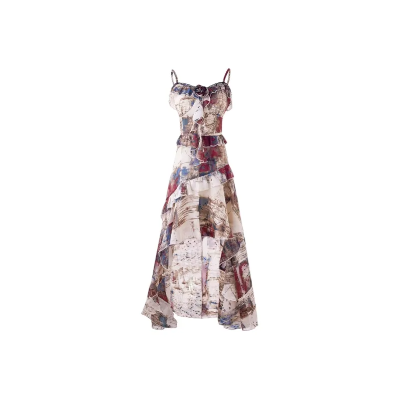 KKX Slip Dresses Women's Camisole Dress-0
