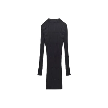 ZARA Long Sleeved Dress Women's Dark Gray