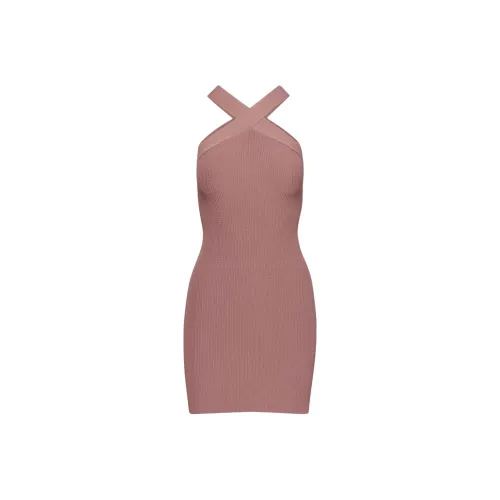ARITZIA Babaton Sculpt Knit Criss Cross Dress Sleeveless Dress Women's Red Willow