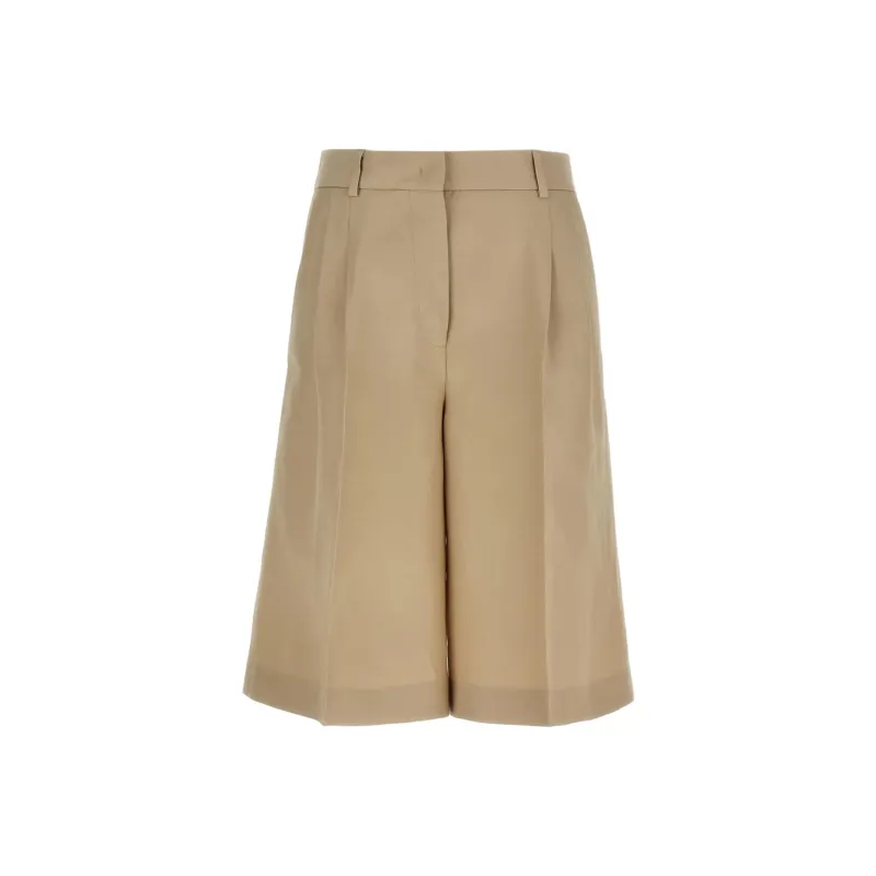 Alberto Biani Linen blend Shorts-0