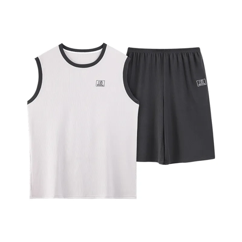 Close fitting Areas Pajama Set Men's-16