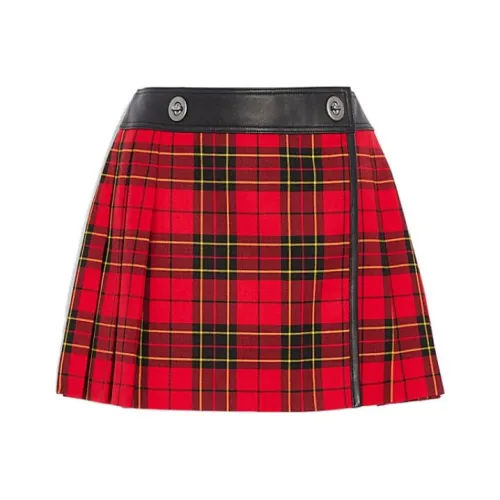 COACH Casual Short Skirts Women's Red Color