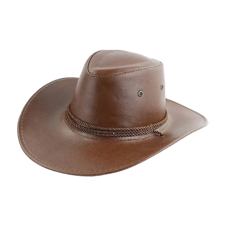 ASTAR HADES Faux Leather Hats & Caps Men's-2