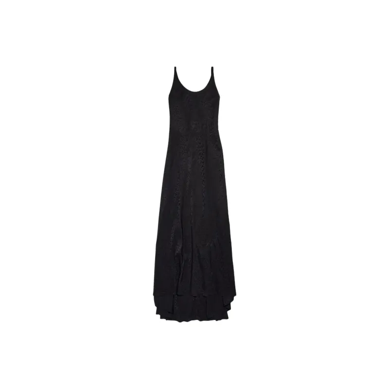 Balenciaga Slip Dress Regular Fit Women's Black-0