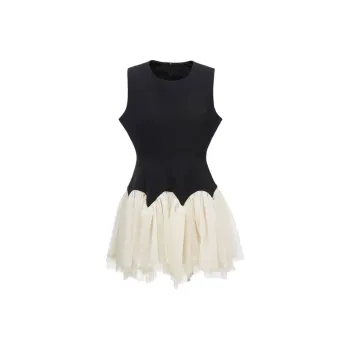 PUREIDOL Sleeveless Dress Women's Black