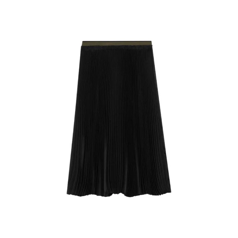 THEORY Designer Co-authored Collection Casual Long Skirts Women's Black-0