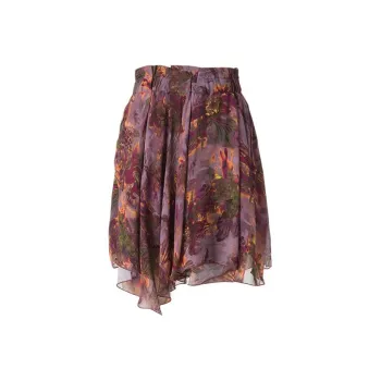 IRO NIGHT Casual Short Skirts Women's Deep Red