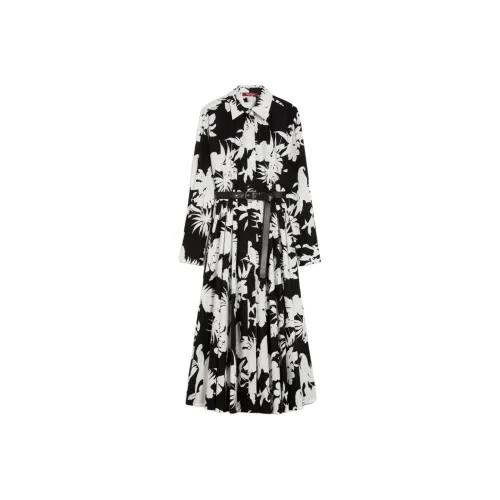 MaxMara Studio Long Sleeved Dress Women's Black