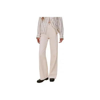 REFORMATION Cary High Rise Slouchy Wide Leg Jeans Jeans Women's White