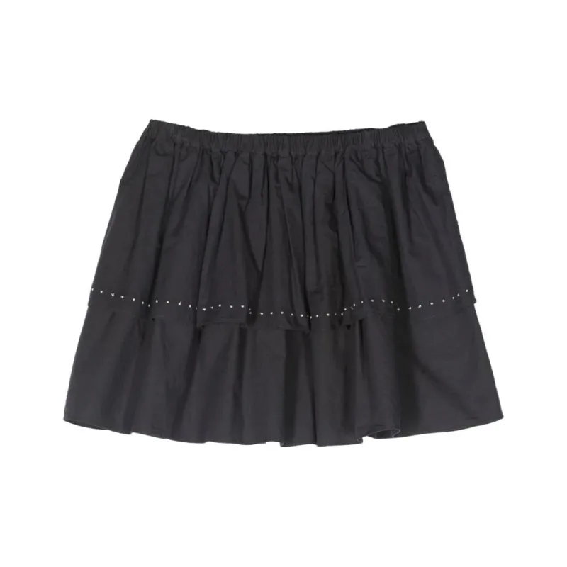 Bonpoint Casual Short Skirts Women's Black-0