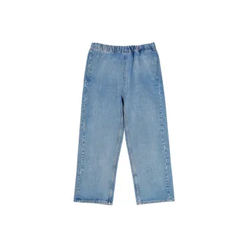 MM6 Maison Margiela Elasticated waist Cotton Cropped Jeans