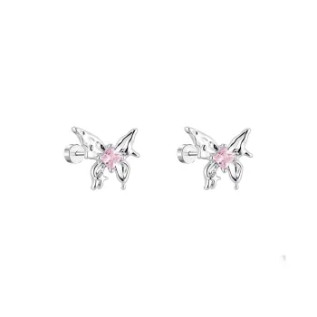 EAR PARTNER Titanium Steel Stud Earrings Women's