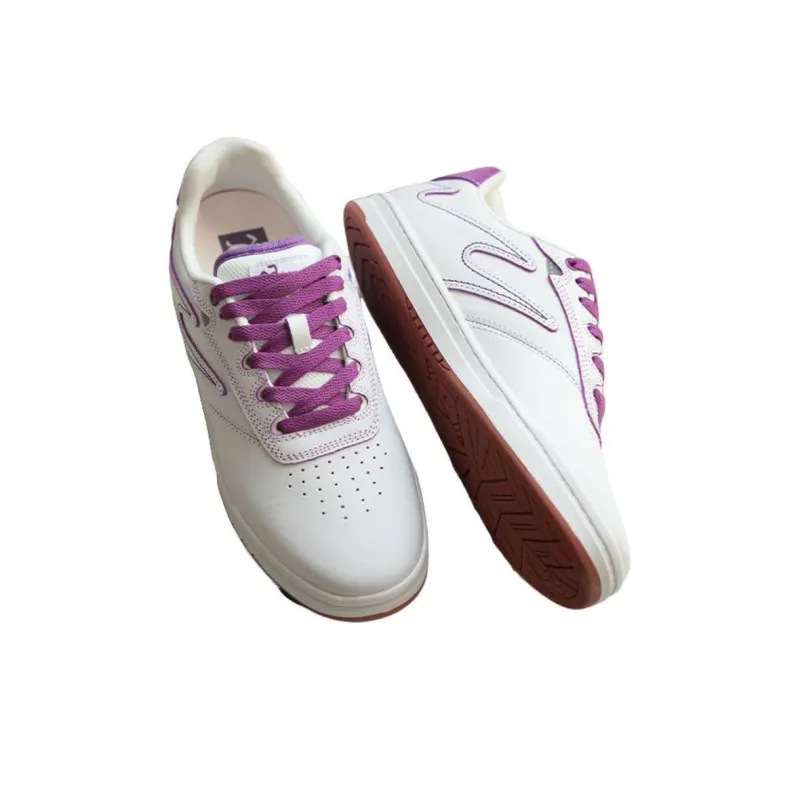 GOLUCK Cushioning Abrasion Resistant Support Low Top Skateboard Shoes Unisex Purple-2