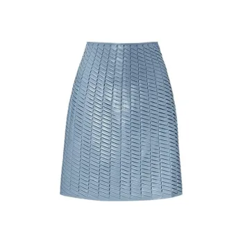 Bottega Veneta SS23 Casual Short Skirts Women's Ice Blue
