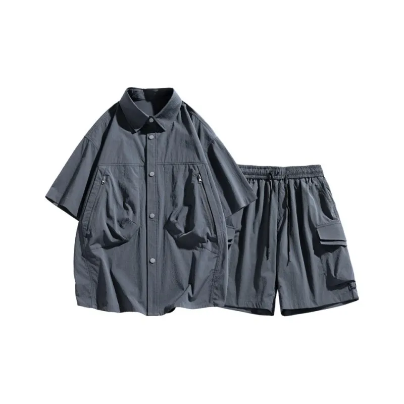 Anyveiw Shirt Matching Set Unisex-14