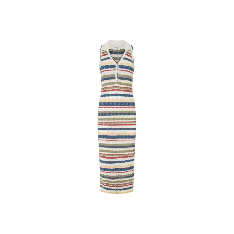 Pepe Jeans Sleeveless Dress Women's Sea Blue-0