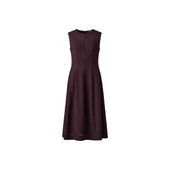 UNIQLO x Clare Waight Keller C Collection SS25 Sleeveless Dress Women's Burgundy