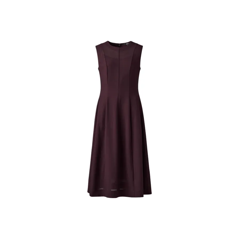 UNIQLO x Clare Waight Keller C Collection SS25 Sleeveless Dress Women's Burgundy-0