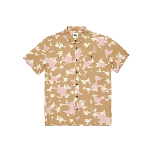 Quiksilver Safe Paradise Shirt Men's Yellow