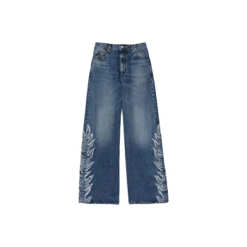 Sandro Embroidered Jeans