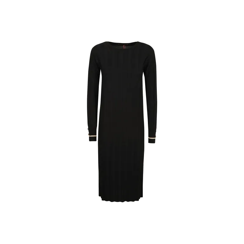 MaxMara Long Sleeved Dress Women's Black-0