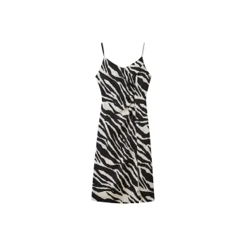 SHUIYUNJIAN Slip Dresses Women's Black Floral