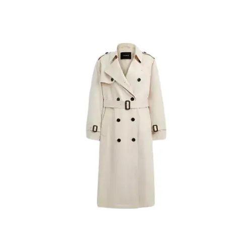 COACH Trench Coat Women's Beige