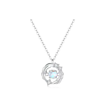 Jinghua Record Glass Cat Eye Necklace, Packaging Women's