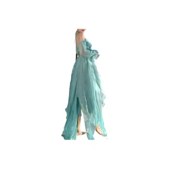 DOSOHEB Slip Dresses Women's Emerald