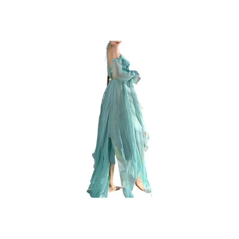 DOSOHEB Slip Dress Women's Emerald-0