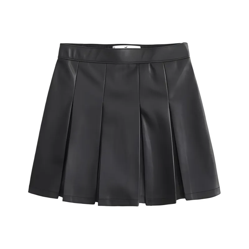 Hollister Casual Short Skirts Women's Black-0