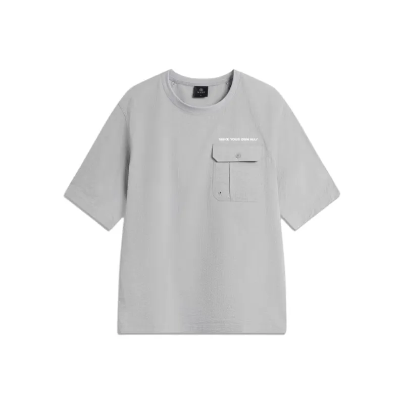 LINING T Shirts Men Gray-0