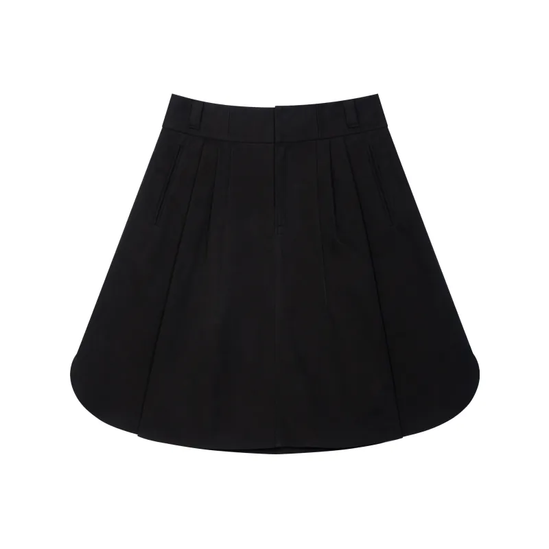 RUNTOTHEFUTURE Casual Short Skirts Women's Black-0