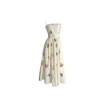 AURORA MUSE Slip Dress Women's Apricot