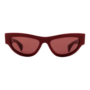 GUCCI Acetate Cat Eye Sunglasses Women's Red
