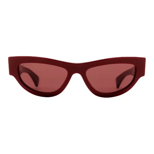 GUCCI Acetate Cat Eye Sunglasses Women's Red
