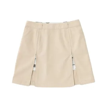 Moussy X Dickies MOUSSY Collaboration Casual Short Skirts Women's Khaki