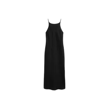 Massimo Dutti Slip Dresses Women's Black