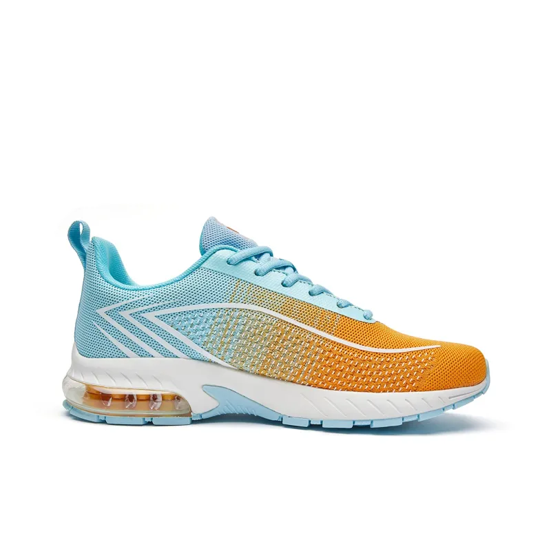 VOIT Running Shoes Unisex Low Top Orange Blue-1