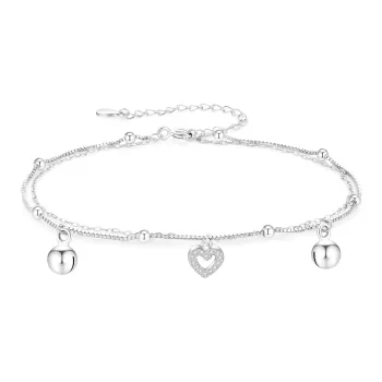 Lao Feng Xiang 925 Sterling Silver Anklets Women's