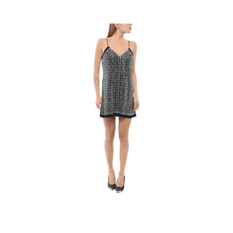 BALMAIN Slip Dresses Women's Black-0