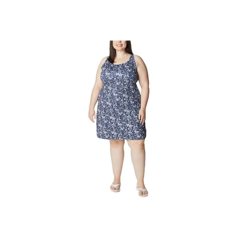 Columbia PFG Freezer™ Sleeveless Dress Women's Preppy Marine Blue-0